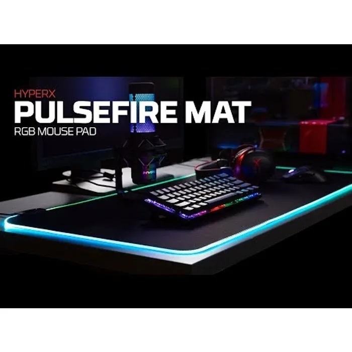 Shop Hyperx Pulsefire Mat Rgb Gaming Mousepad Cloth (Xl) at