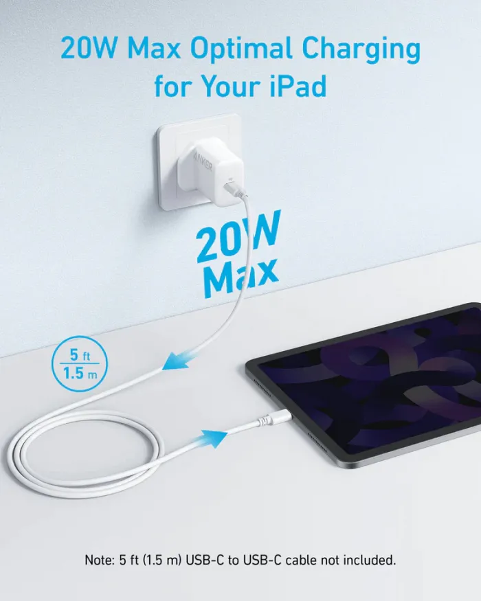 Anker 312 Usb-c Charger 20w White