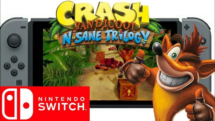 Crash Bandicoot Trilogy Nintendo Switch R1