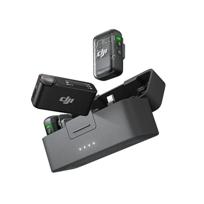 Dji Mic Wireless Microphone Kit (2 Tx Rx Charging Case)