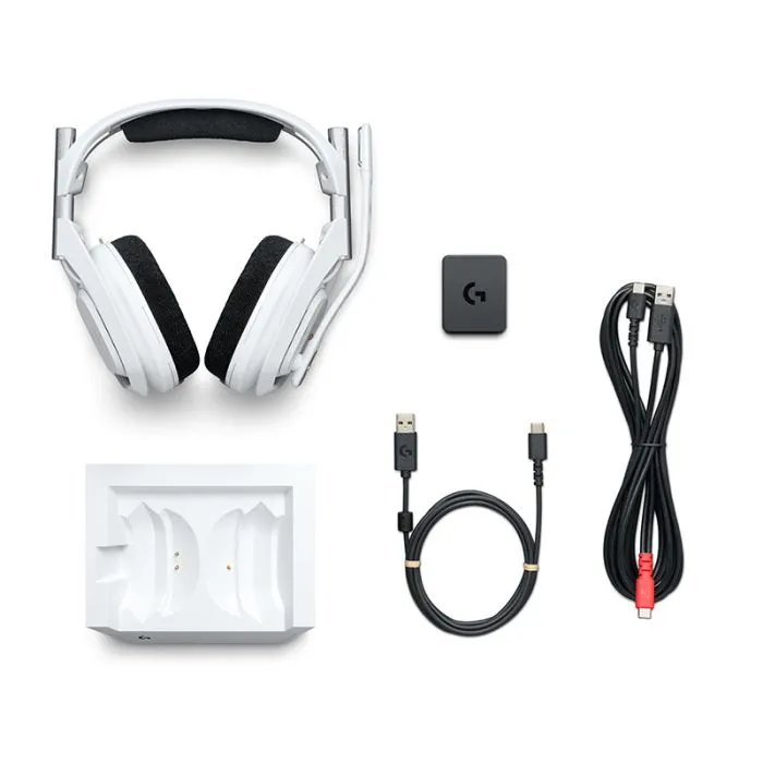 Shop Astro A50 X Lightspeed Wireless Gaming Headset - White