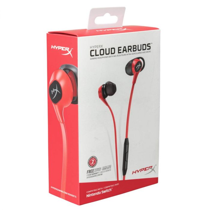 Hyperx cloud earbuds gaming headphones with mic for nintendo switch and mobile sale