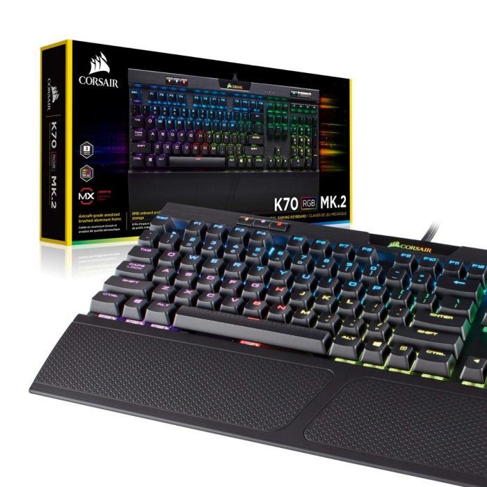 K70 RGB MK.2 RAPIDFIRE Mechanical Gaming Keyboard — CHERRY