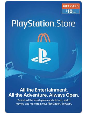 PSN Store Card $10 Account)