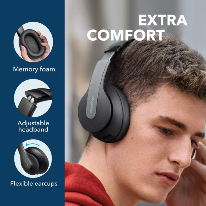 ANKER SOUNDCORE LIFE Q10 WIRELESS HEADPHONES BLACK