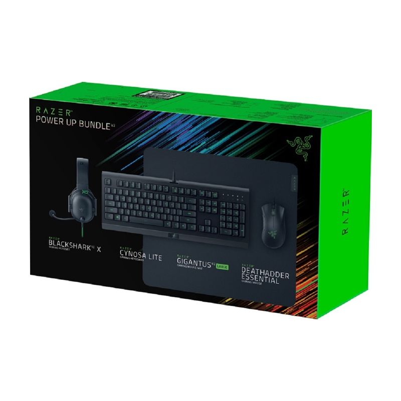 Razer Power Up Bundle V2 4 IN 1 (Headset/Keyboard/Mouse Mat