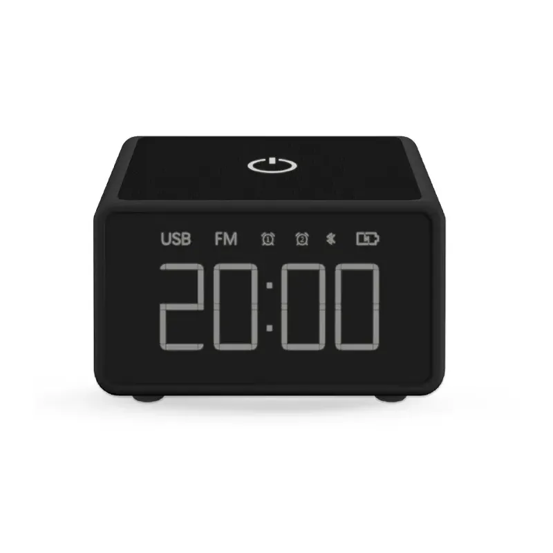 Goui O'Clock Digital Clock Wireless Charger Speaker