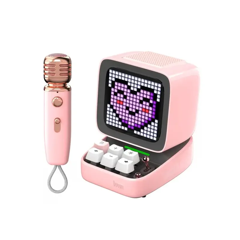 Divoom Ditoo-Mic Retro Pixel Art Portable Bluetooth Speaker With