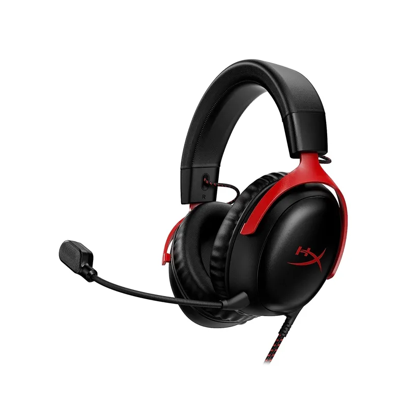 Shop HyperX Cloud III Gaming Headset Black/Red at the best