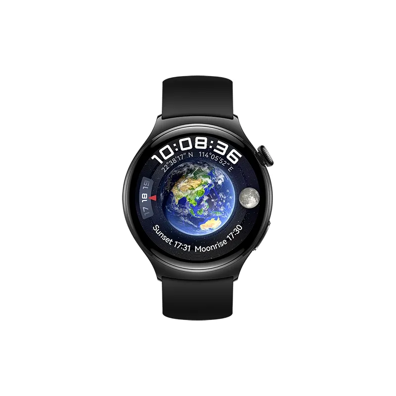 Shop Huawei Watch 4 Series 4 Lte 2gb 32gb Black Stainless Steel at the best price in Kuwait from Alfuhod