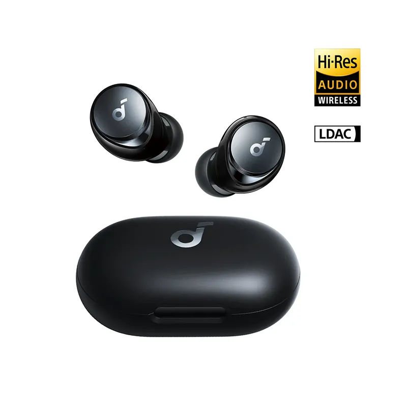 Shop Anker Soundcore Space A40 Long lasting Noise Cancelling Earbuds Black at the best price in Kuwait from Alfuhod