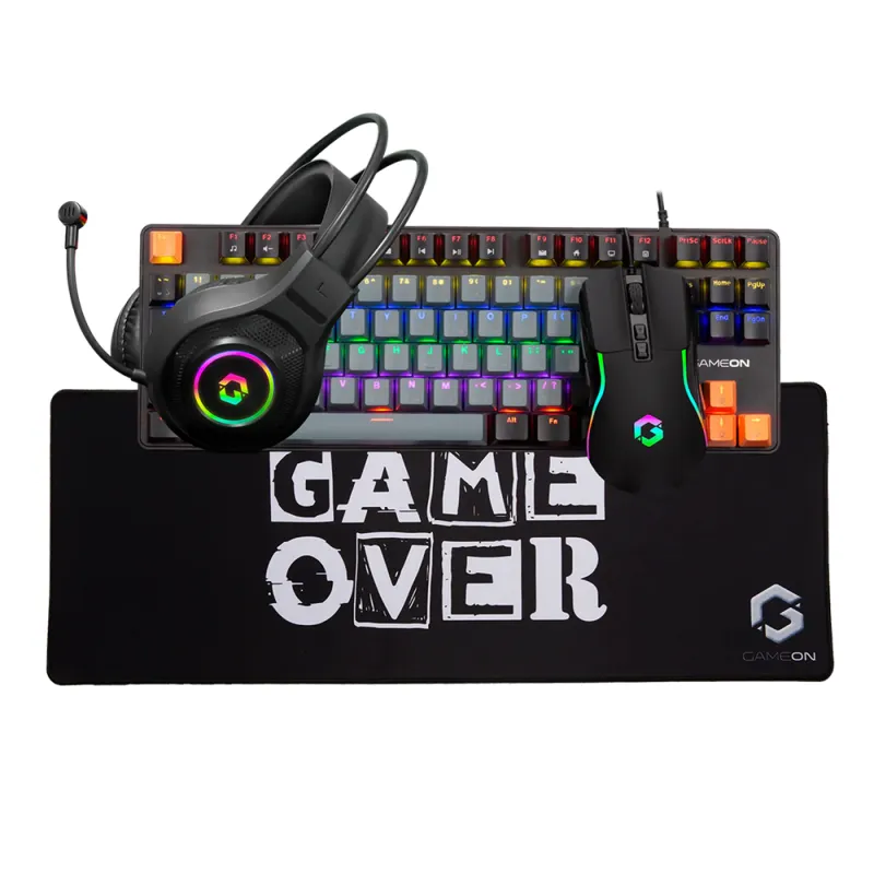 GAMEON VIPER XI All-In-One Gaming Bundle (Mechanical Keyboard, Headset, Mouse & Mousepad)