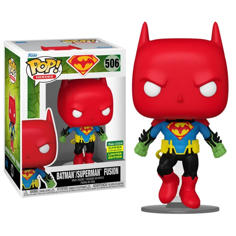 Shop Funko Pop: Dc Comics- Batman/superman Fusion (Sdcc Shop Funko Pop: Dc Comics- Batman/superman Fusion (Sdcc