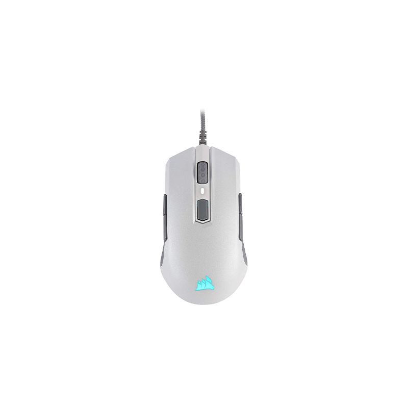 CORSAIR M55 RGB PRO AMBIDEXTROUS MULTI GRIP GAMING MOUSE WHITE