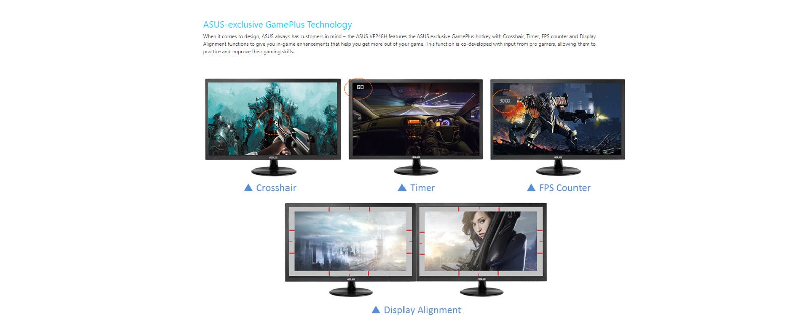ASUS VP248 LCD GAMING MONITOR 24 INCH ASUS VP248 LCD GAMING MONITOR 24 INCH