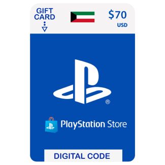 PLAYSTATION NETWORK CARD 70$ - KUWAIT STORE