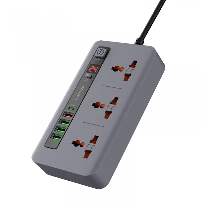 Buy the Sansai PAD-4033 4 Port USB Charging Station with Hub Universal (  PAD-4033 ) online 