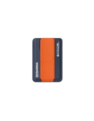 قبضة وحامل حامل البطاقة المغناطيسية من شركة SKINARMA اللون البرتقالي في كحلي