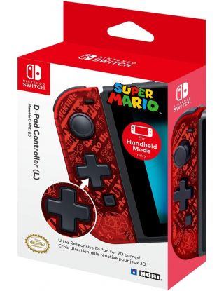 HORI D-Pad JoyCon Controller (L) Nintendo Switch - Mario