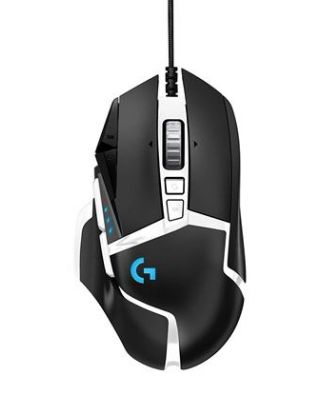 LOGITECH HERO G502 SE WIRED GAMING MOUSE- BLACK AND WHITE
