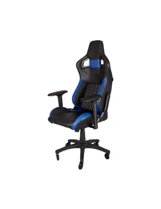 كرسي الألعاب T1 ريس من شركة كورسير اللون ألاسود/أزرق