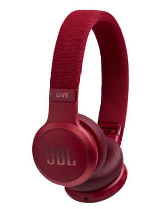 سماعة رأس لاسلكية فوق الأذن من  جي بي ال لايف 400BT-اللون: احمر