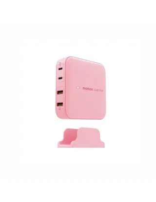 Momax - One Plug 70w 4-port Charger-pink
