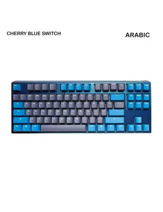 Ducky One 3 Daybreak Tkl Hot-swap Rgb 80% Mechanical Keyboard Cherry Blue Switch - English/arabic