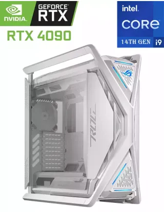 Asus Rog Strix Hyperion Gr701 Intel Core I9 - 14th Gen Rtx 4090 Gaming Pc - White