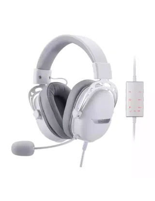 Redragon H376 Aurora Wired Gaming Headset - White
