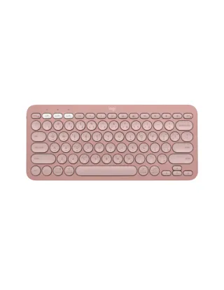Logitech Pebble Keys 2 K380s Multi-device Portable Keyboard - Tonal Rose