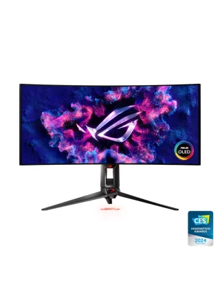 Asus Rog Swift Oled Pg34wcdm 34-inch 800r Curved Oled Panel 240 Hz, 0.03 Ms G-sync Compatible Gaming Monitor