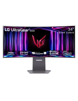Pre-order Lg 34-inch Ultragear Oled Wqhd 240hz 0.03ms G-sync Compatible 800r Curved Gaming Monitor