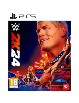 شريط لعبة WWE 2K24 النسخه الأوروبي لجهاز بلايستيشن فايف