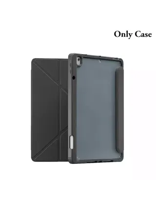 Levelo Conver Hybrid Leather Magnetic Case For Ipad 10.2-inch - Black