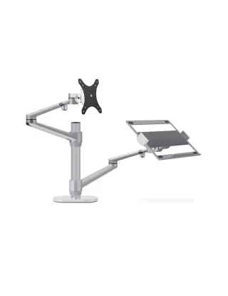 Gamvity Height Adjustable Universal Tablet and Laptop Mount Monitor Stand Arm OL-3T - Silver