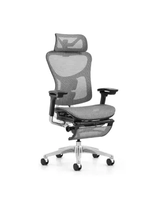 Luxury Modern Heavy Duty Ergonomic Gaming/office Chair - Mesh Grey