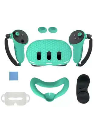 Silicone Kit For Meta Quest 3 with PP bag - Green