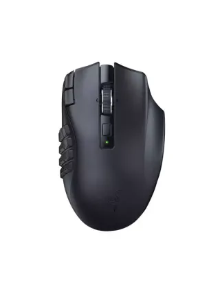 Razer Naga V2 Hyperspeed Ergonomic Wireless Mmo Gaming Mouse - Black
