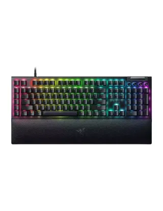 لوحة مفاتيح الألعاب MECHANICAL  السلكية RAZER BLACKWIDOW V4 RGB - سويتش أخضر