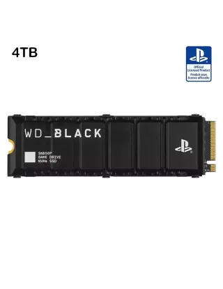 Wd Black Sn850p Nvme Ssd For Ps5 Consoles - 4tb