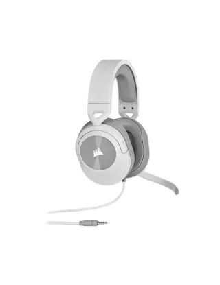 Corsair Hs55 Stereo Wired Gaming Headset - White (Ca-9011261-na)
