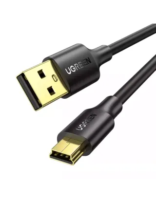 Ugreen Usb A Male To Mini 5 Pin Male Cable 3m - Black