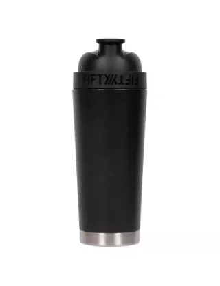 زجاجة شيكر معزولة بتفريغ الهواء من فيفتي فيفتي 750 مل اللون الأسود