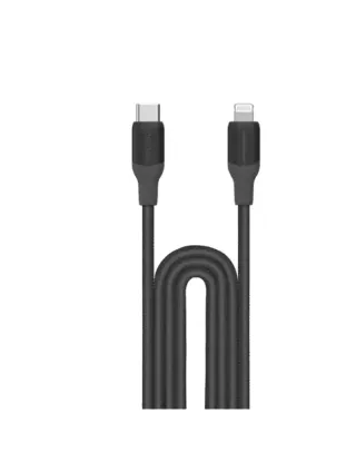 Momax 1-link Flow Cl+ Usb-c To Lightning Braided Cable (2m) - Black