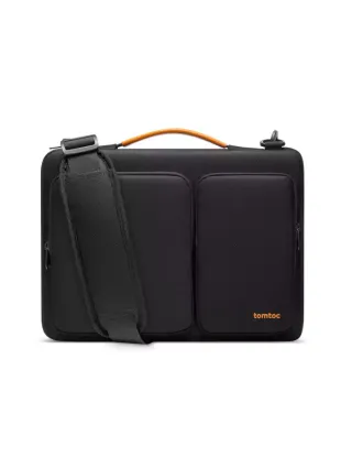 Tomtoc Defender-a42 Laptop Briefcase For 15.6-inch Universal Laptop - Black