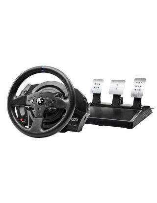 عجلة القيادة للألعاب T300 RS GT من ثرست ماستر  (For Ps4 / Ps5 / Pc) - أسود