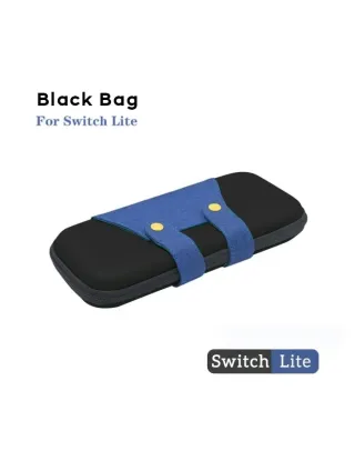 حقيبة تخزين محمولة وحقيبة صلبة لجهاز نيتندو سويتش لايت اللون أزرق/أسود