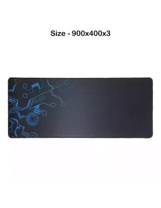 Gaming Mouse Pad - Black/Blue (900x400x3)