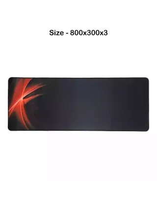 Gaming Mouse Pad - Black And Red (800x300x3)